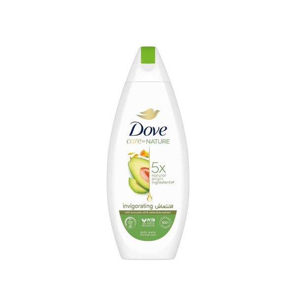 Dove Body Wash with Avocado Oil, Moisturizing for Dry Skin, 250 ml