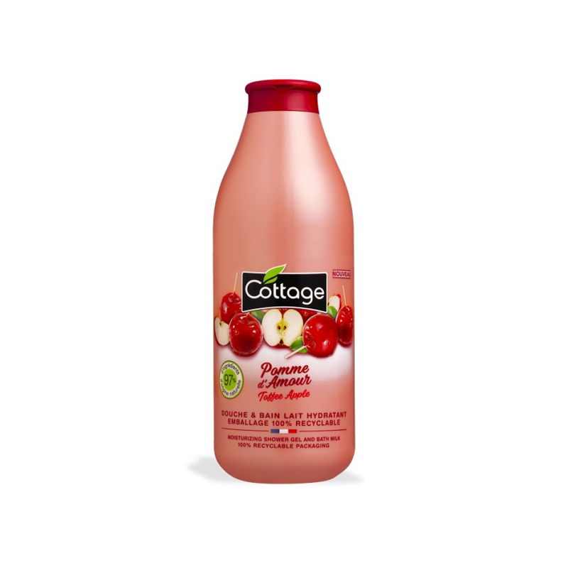 Cottage Caramel Apple Moisturizing Shower Gel, Exfoliating, 750 ml