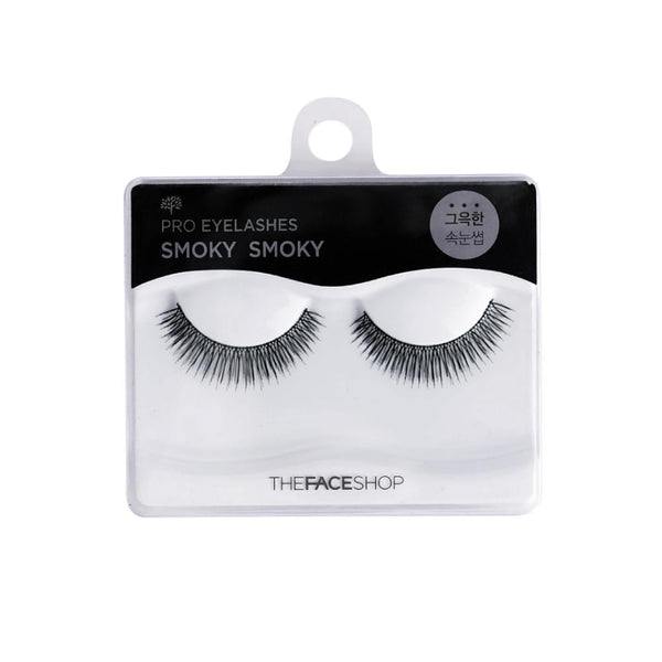 The Face Shop Smokey Pro Black Eyelashes, Reusable, Lightweight
