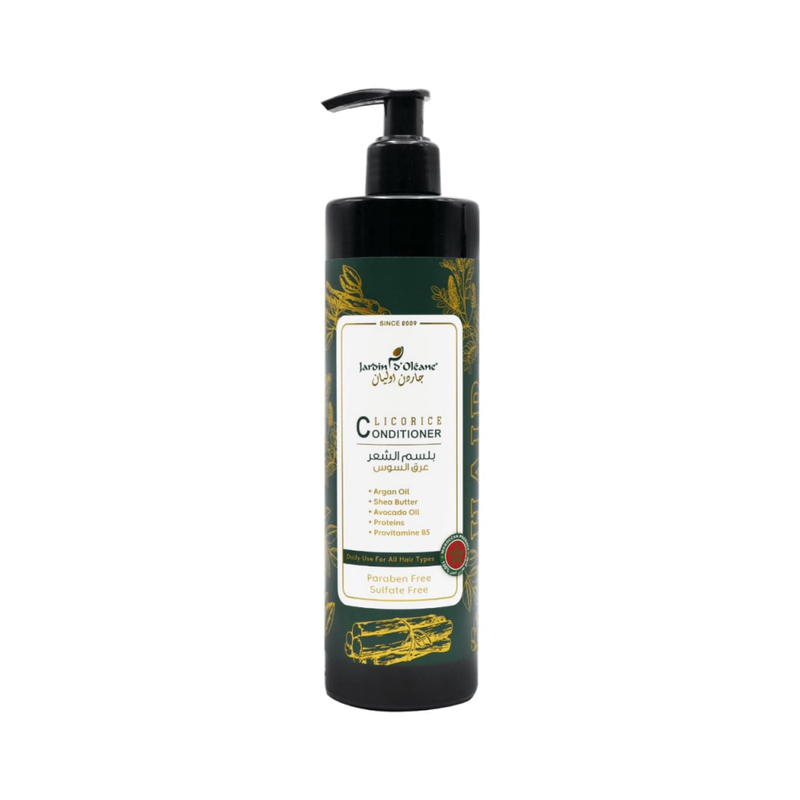 Garden Oleane Licorice Hair Conditioner with Argan Oil & Shea Butter, 380 ml