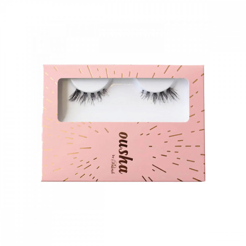 Ousha Single Layer Eyelashes No. 16 Natural Human Hair