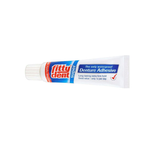 Fitty Dent Professional Denture Fixative Cream Aloe Vera Myrrh 40g