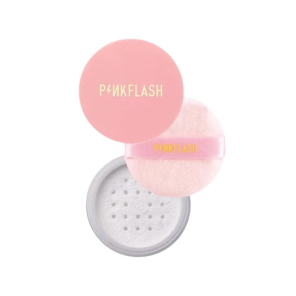 Pink Flash Translucent Loose Powder 111 with Puff