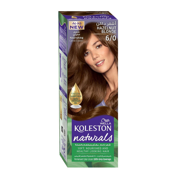 Koleston Natural Hair Color 6/0 Hazelnut Blonde Tube