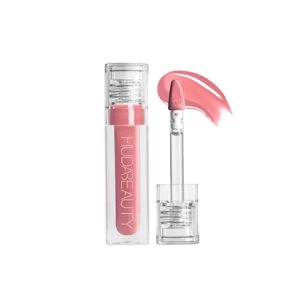 Huda Beauty Faux Filler Extra Shine Lip Gloss Vitamin E Sugar Baby