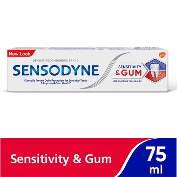 Sensodyne Sensitivity & Gum Toothpaste Stannous Fluoride and Sodium Fluoride