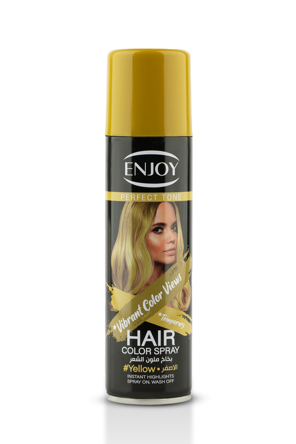 ENJOY Perfect Tone Hair Color Spray, Temporary Yellow Colour, 150ml