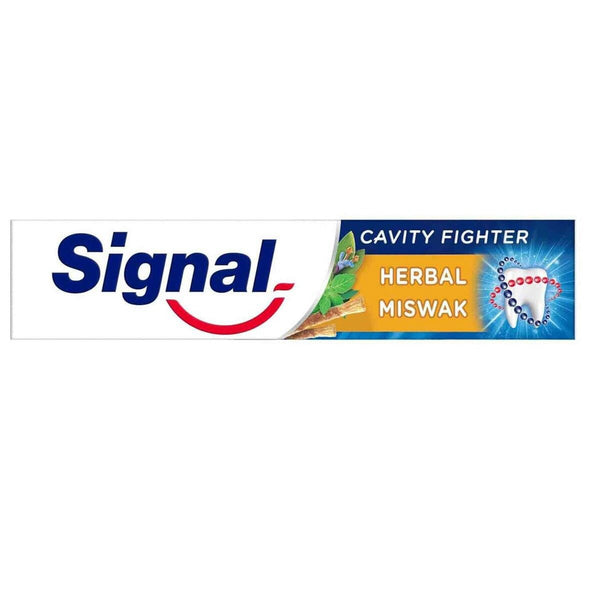 Signal Toothpaste With Miswak Herbal Fluoride Micro-Calcium