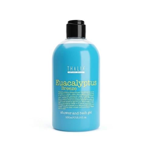 Thalia Eucalyptus Breeze Shower Gel, Rich Lather, Refreshing Scent, 500ml