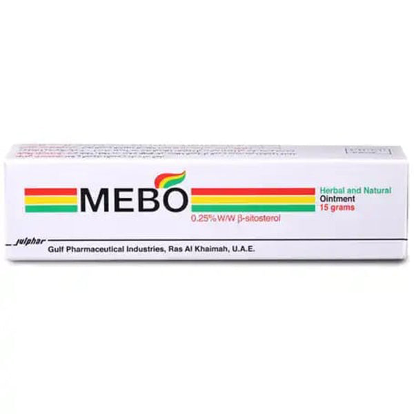 Mebo Ointment 0.25% Beta-Sitosterol Sesame Oil Beeswax 15 g