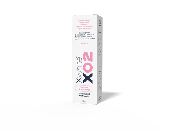 Xwhite X02 Pro Sensitive Toothpaste, Gentle Brightening, Potassium Nitrate, 75 ml