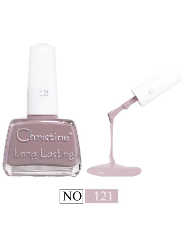 Christine Nail Polish Glossy or Matte Finish Shade 121
