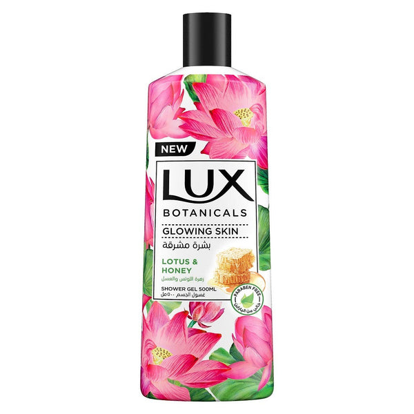 LUX Botanicals Perfumed Body Wash Shower Gel Lotus and Honey 500ml