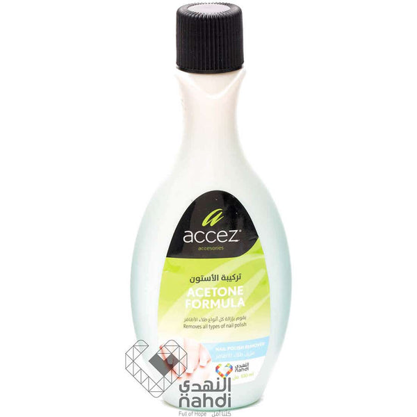 Accez Acetone Nail Polish Remover Liquid Formula 100 ml