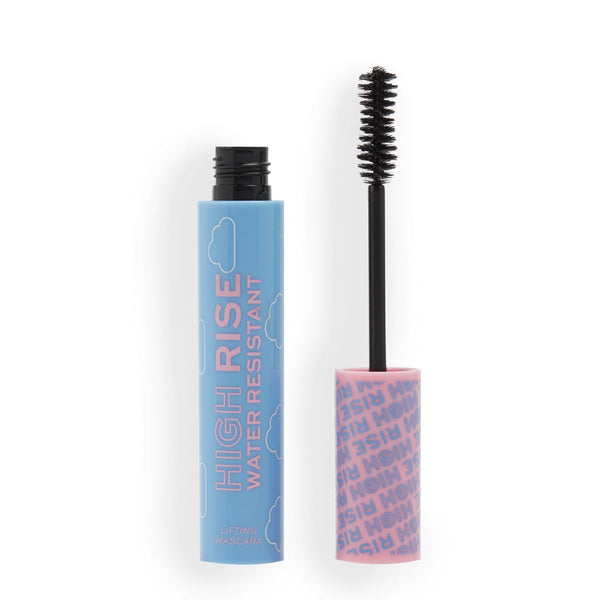 Revolution Relove High Rise Waterproof Mascara Liquid Formula Natural Black