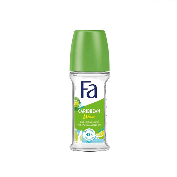 Fa Caribbean Wave Roll-On Deodorant Fresh Powder Scent 50 ml