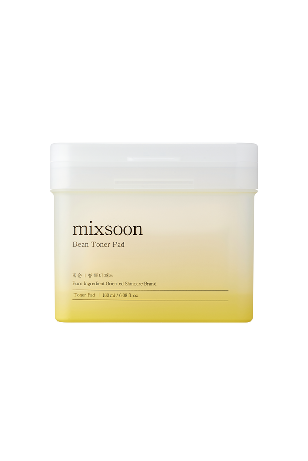 Mixsoon Bean Toner Pads 280 ml, 70 Pure Cotton Pads with 7 Bean Extracts