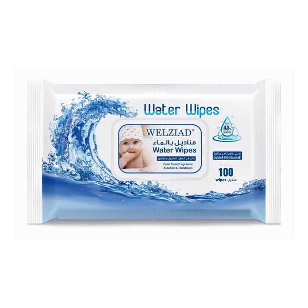 Willzad Water Wipes Fragrance-Free 98% Water Vitamin E 100 Wipes