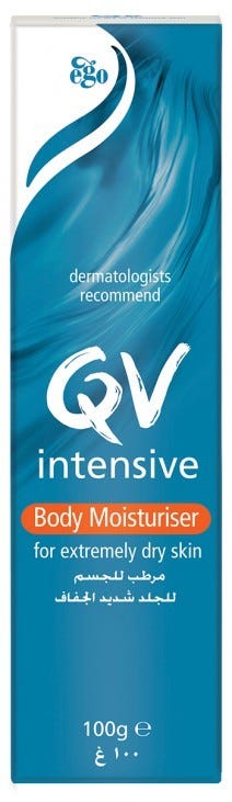 Ego QV Intensive Body Moisturiser Cream for Extremely Dry, Sensitive Skin 100 g
