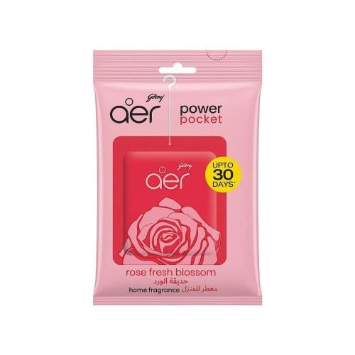 Godrej Aer Power Pocket Air Freshener Rose Garden Scent 10g