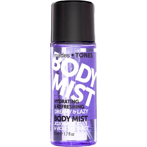 Mades Tones Body Mist Spray Jojoba Oil Violet Extract Dreamy & Lazy 50ml