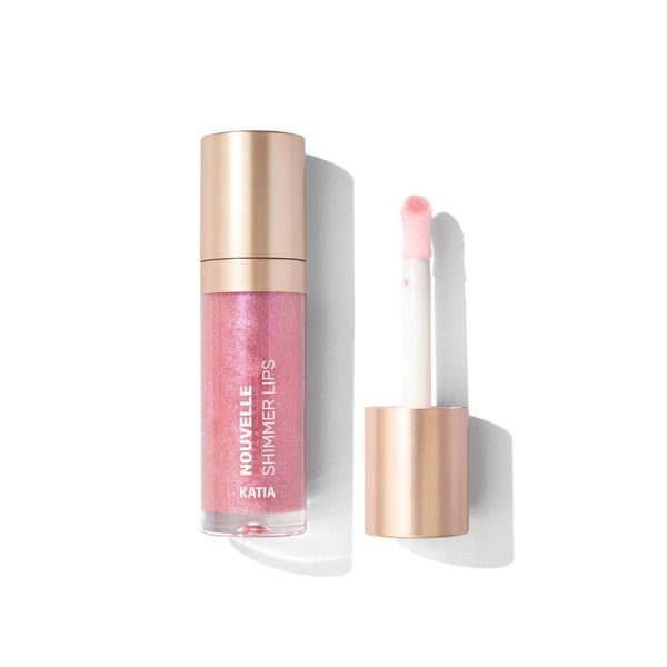 Katia Nouvelle Shimmer Lips Lip Tint Matte Glow Finish Vitamin E Shade 08