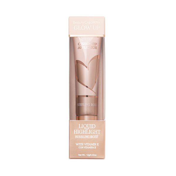 Beauty Creations Glow Up Flawless Stay Liquid Highlighter Bubbling Rose