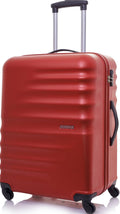 American Tourister Preston Spinner Suitcase TSA Lock Double Wheels Red 55 cm