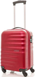 American Tourister Preston Spinner Suitcase TSA Lock Double Wheels Red 55 cm