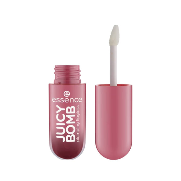 Essence Juicy Bomb Lip Gloss & Plumper Glossy Finish Pure Raspberry 08