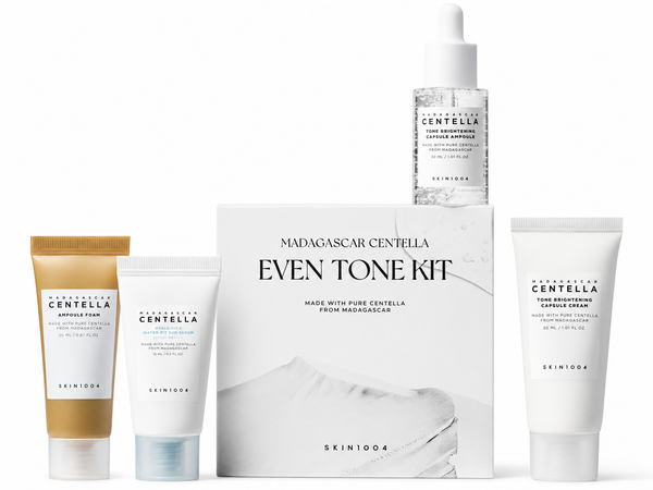 Skin1004 Madagascar Centella Even Tone Skincare Travel Kit 4 Pieces