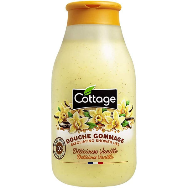 Cottage Exfoliating Shower Gel Vanilla Gentle Exfoliating Formula