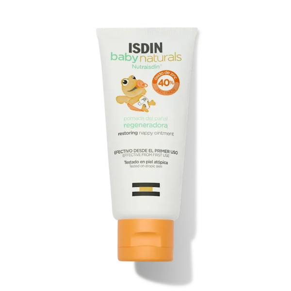 ISDIN Babynaturals Zn 40 Protective Nappy Ointment with Zinc Oxide, 50 ml