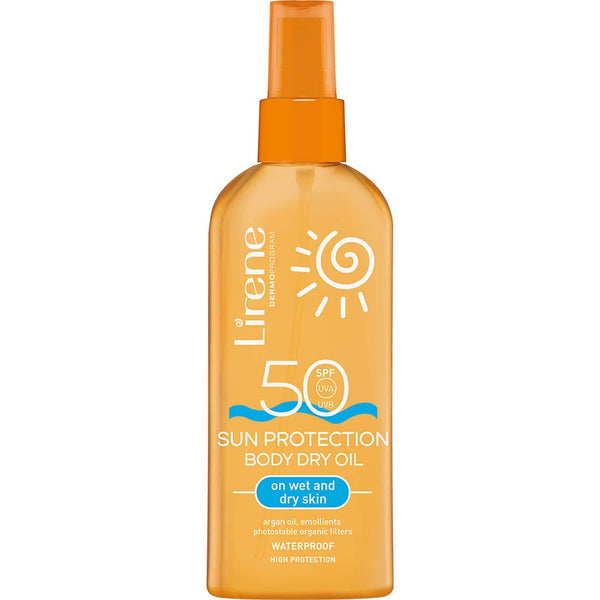 Lirene Protective Dry Oil SPF 50 Waterproof Argan Oil 150 ml