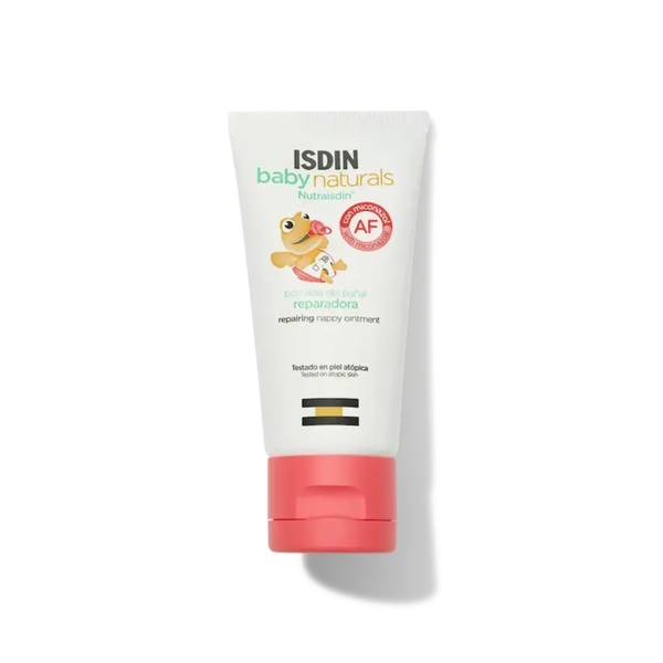 ISDIN Babynaturals AF Repairing Diaper Ointment with Zinc Oxide, 50 ml