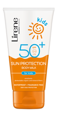 Lirene Kids Sun Protection Milk SPF 50 Waterproof Fragrance-Free 150 ml