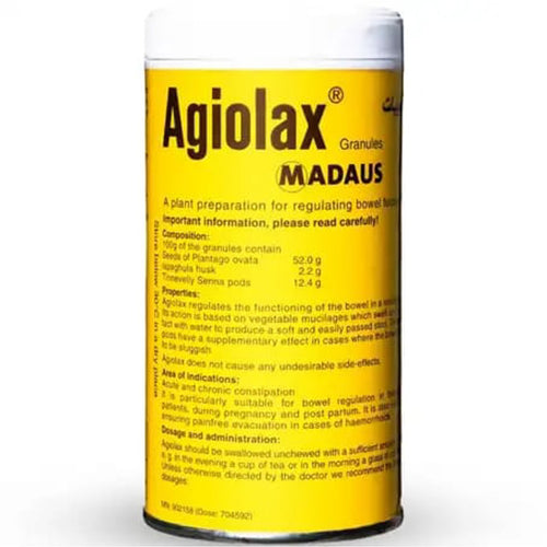 AGIOLAX Laxative Granules with Sennoside and Ispagula, 250g