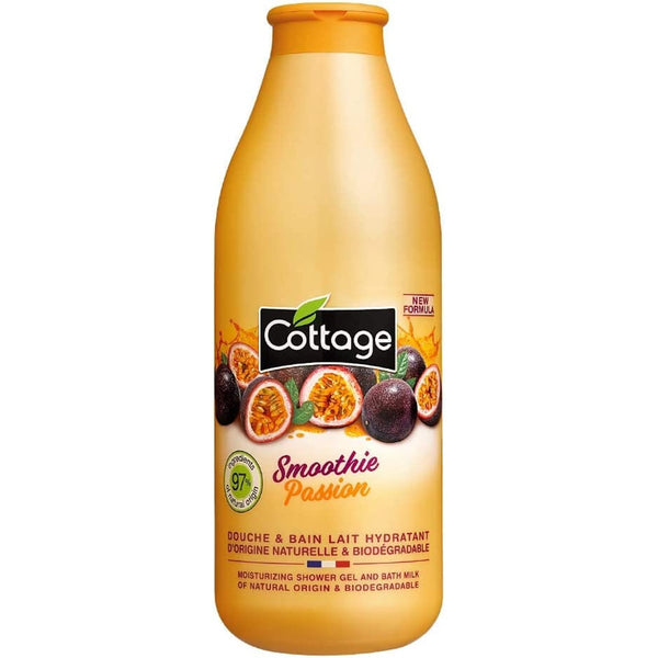 Cottage Smoothie Passion Milk Shower Gel, Moisturizing Formula, Delicate Fragrance