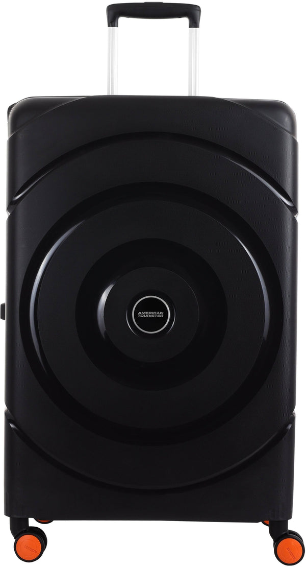 American Tourister Circurity 77cm TSA Hardside Spinner Luggage, Black