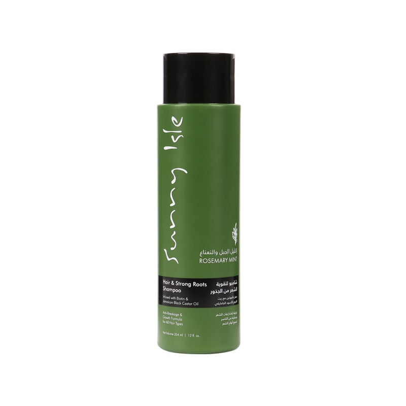 Sunny Isle Rosemary & Mint Shampoo with Jamaican Black Castor Oil, Scalp Cleansing, 354 ml