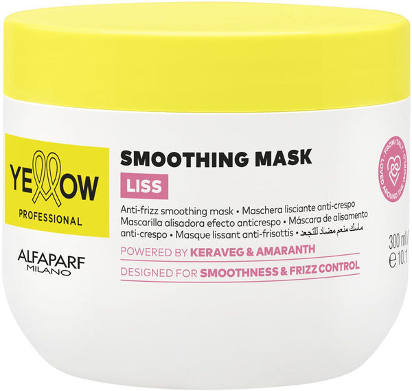 Yellow Professional Liss Smoothing Hair Mask Cream, KERAVEG & Amaranth, 500 ml