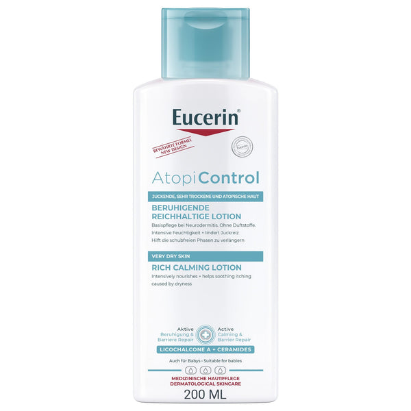 Eucerin AtopiControl Rich Calming Body Lotion with Natural Omega Oils