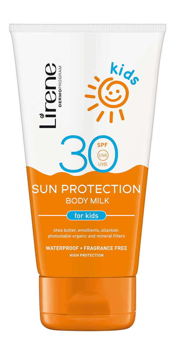 Lirene Kids Sunscreen Protection Body Milk SPF30 Shea Butter 150ml
