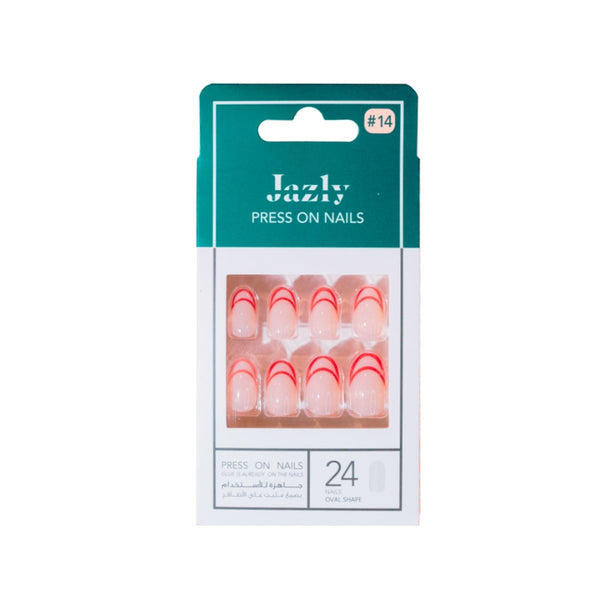 Jaziy Press-On Nails Oval Shape