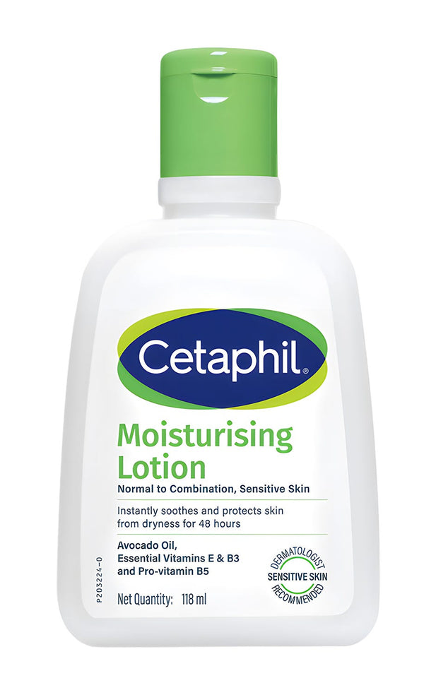 Cetaphil Moisturizing Lotion Lightweight Fragrance-Free Niacinamide Panthenol 118 ml