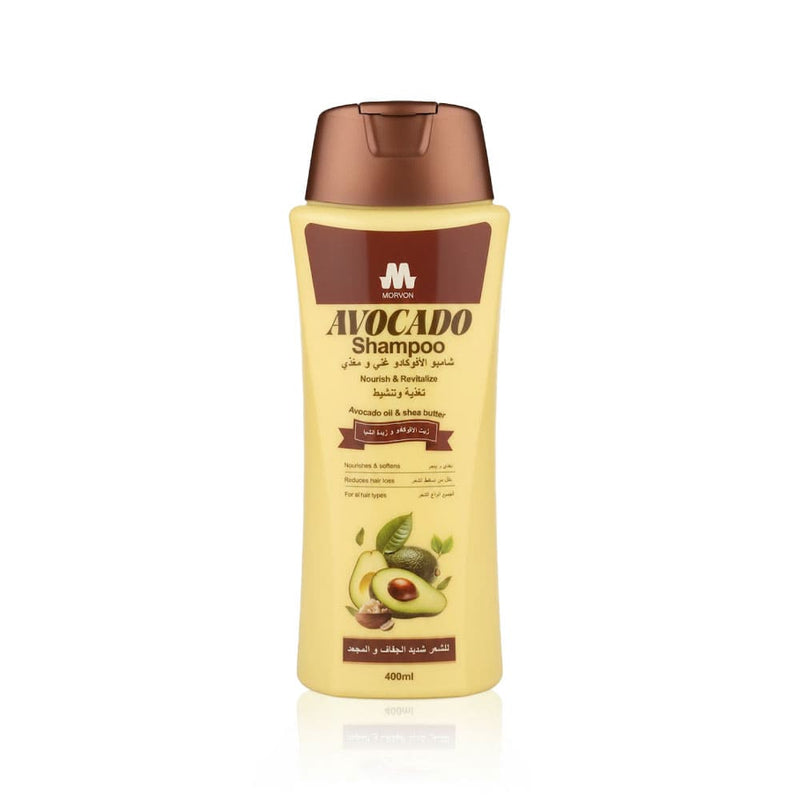 Morvon Avocado Shampoo Moisturizing Care for Very Dry and Frizzy Hair 400ml