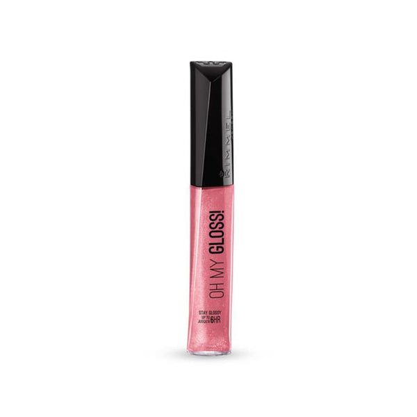 Rimmel London Oh My Gloss Lip Gloss High Shine Argan Oil Vitamin E Stay My Rose 160, 6.5 ml