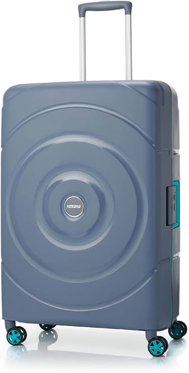 American Tourister Circurity 77cm TSA Spinner Luggage Azure Grey