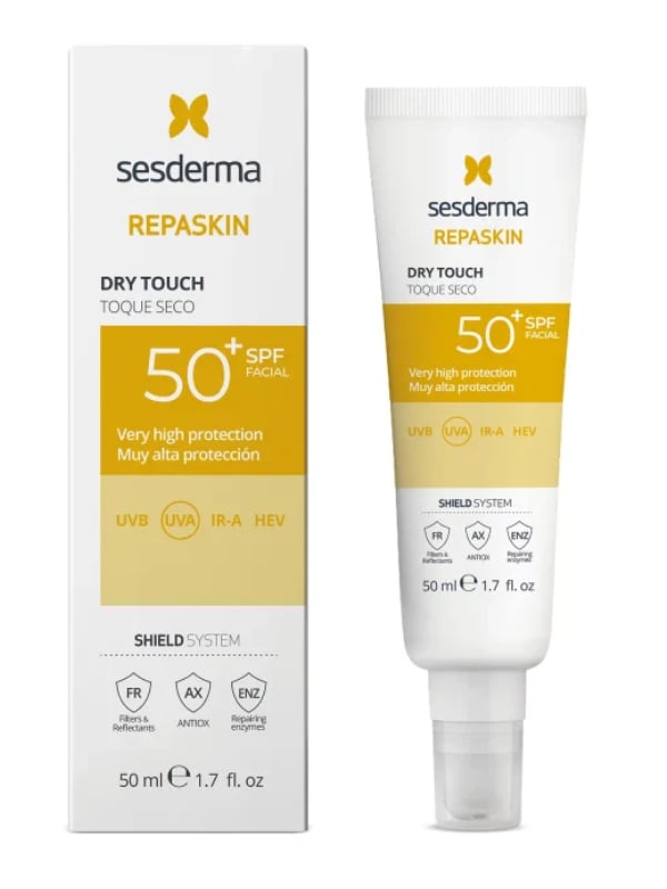 Sesderma Repaskin Sunscreen Cream SPF 50 Dry Touch UVA UVB IR Protection 50 ml