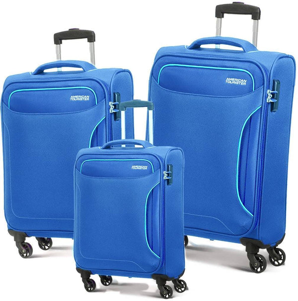 American Tourister Holiday 3-Piece Luggage Set Navy TSA Lock